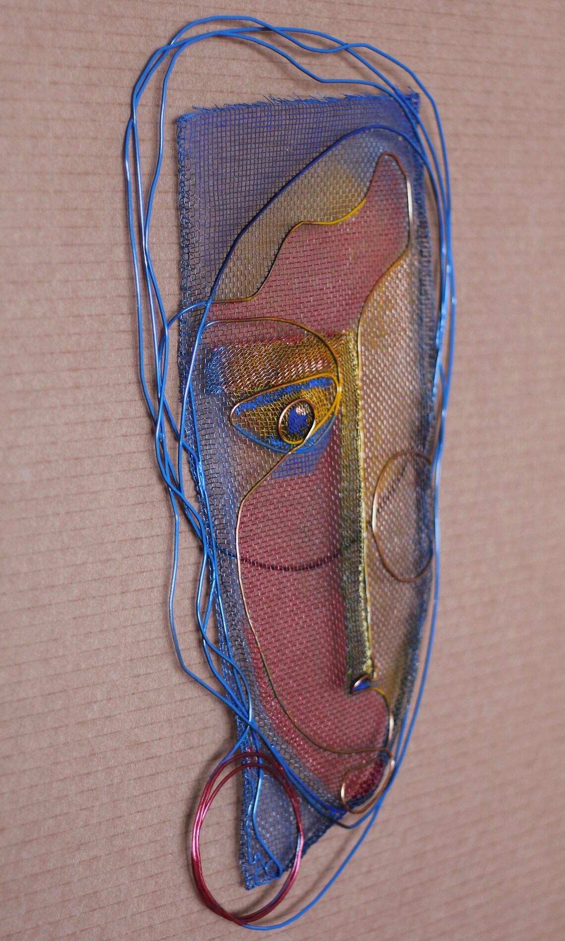 Abstract Portrait Wire Sculpture Art modern Decor Metal Art | Etsy