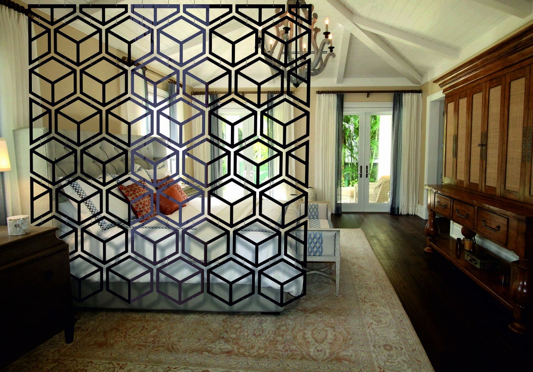 Room Divider Panels Interior Partition High Gloss BLACK Acrylic 100% ...