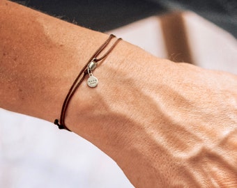 Nato Cuff - Nylon Double Wrap Bracelet, sliding and adjustable link bracelet