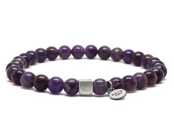 Pulsera Hombre Plata Nato Cuff - Pulsera De Plata De Ley 925 - Cuentas Cuadradas De Copo De Nieve Piedras Semipreciosas ​- Joyería Para Hombre Y Mujer Hecha A Mano En Pulsera Plata Hombre