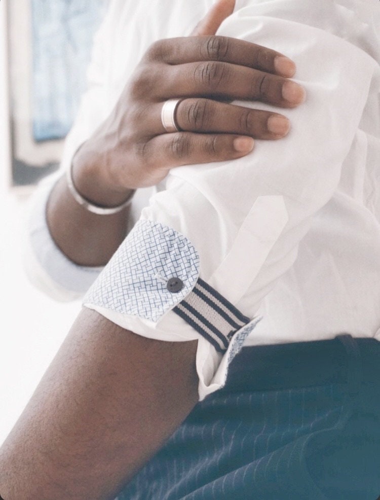 dress shirt sleeve cuffs Nato Cuff the Original Copyrighted Shirt Cuff Holder, Elastic Band to Avoid  Hems on Shirt Sleeves