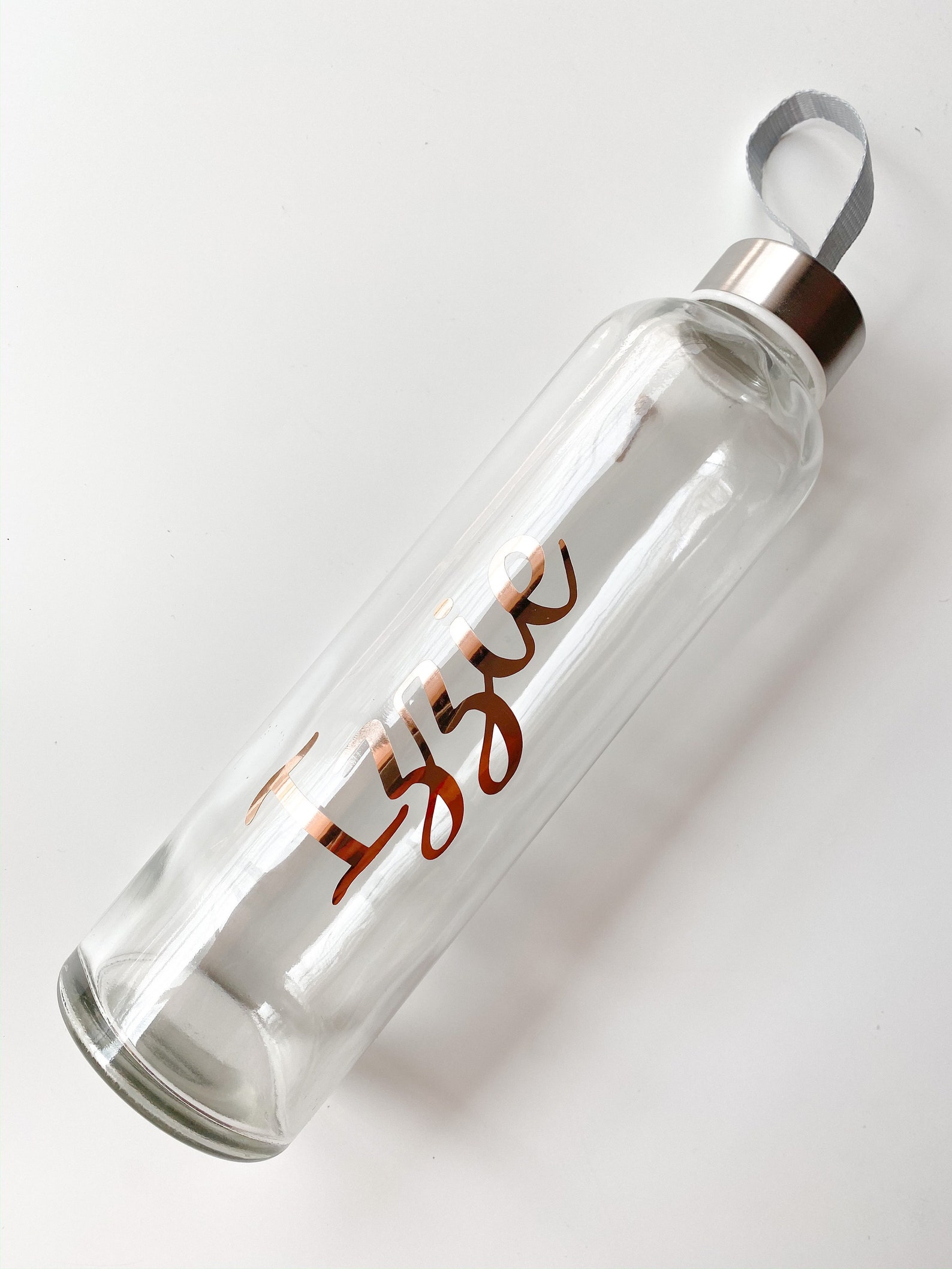 Bouteille d'eau en verre personnalisée 600ml