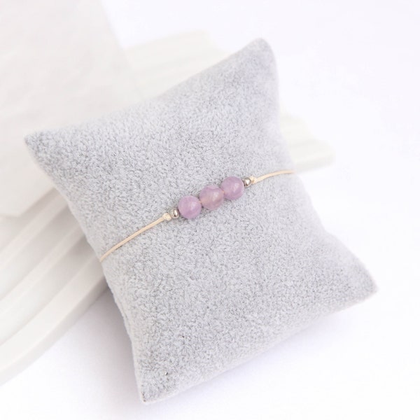 Lavender jade bracelet Purple jade jewelry Nephrite bracelet Lavender jade jewelry Bracelets for women Purple jadeite bracelet Fear relief
