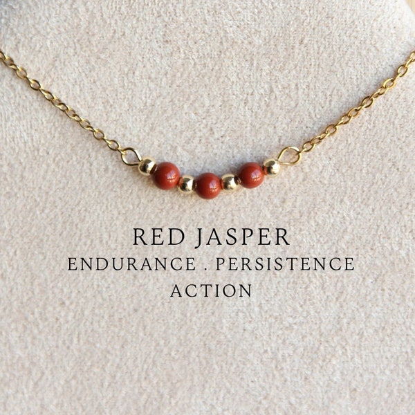 Red jasper necklace Red jasper jewelry Crystal necklace Law school gift Red jasper pendant Red jasper jewelry Grandma gift Boho jewelry