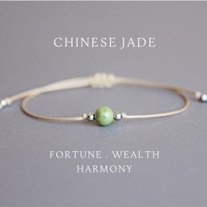 Bracelet chinois en jade, jolis bijoux en jade, bracelet chinois en néphrite, bracelet en cristal de guérison, bracelet en jadéite, bracelet pour homme, bracelets ficelle