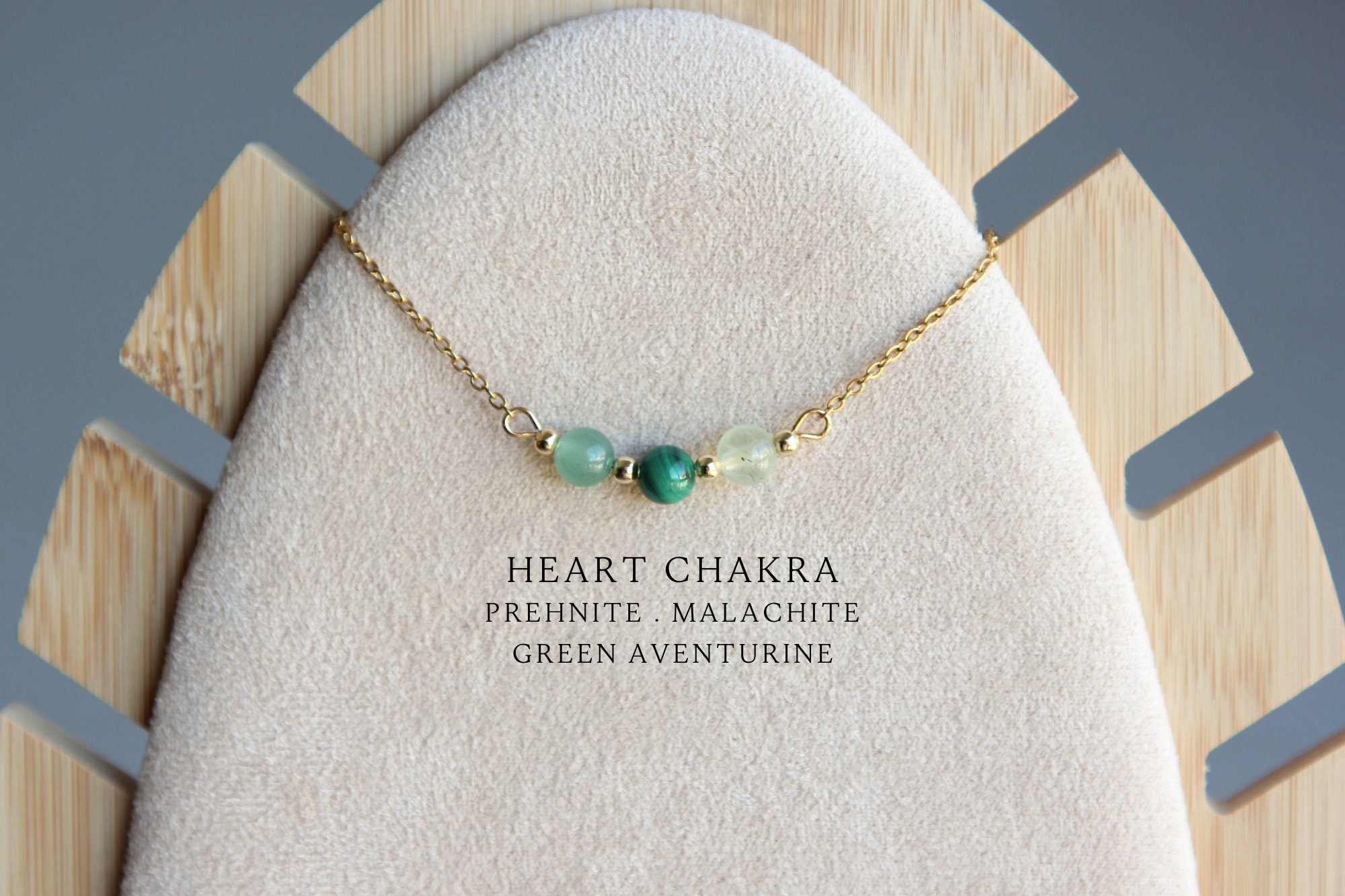 Heart chakra on sale crystal necklace