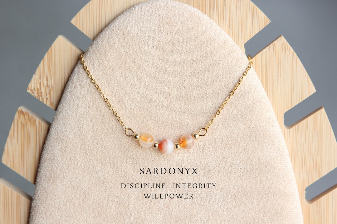Sardonyx necklace clearance