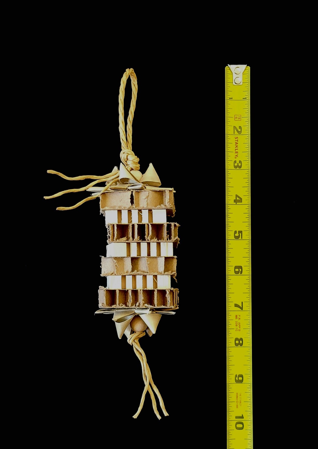 All Natural MINI Cardboard & Soft Pine Bird Toy, Parrot Toy, Small