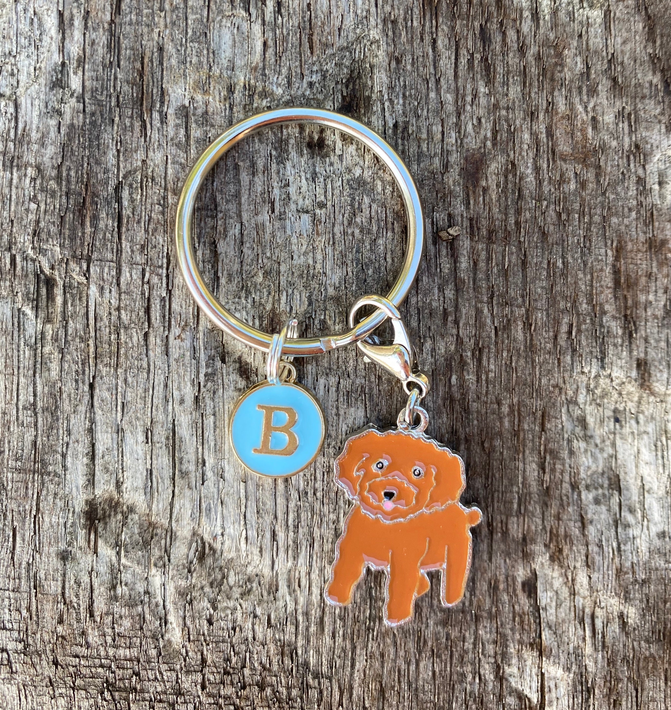 cavapoo keyring