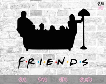 Download Friends Couch Svg Etsy