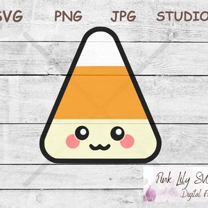 Candy Corn Halloween SVG, Candy Corn Cut Files, Halloween Cut File, Cute Candy Corn, Fall SVG PNG, Happy Halloween Svg Png, Pumpkin Spice