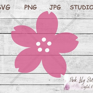 Cherry Blossom SVG: Sakura Cut File for Cricut (Digital Download)