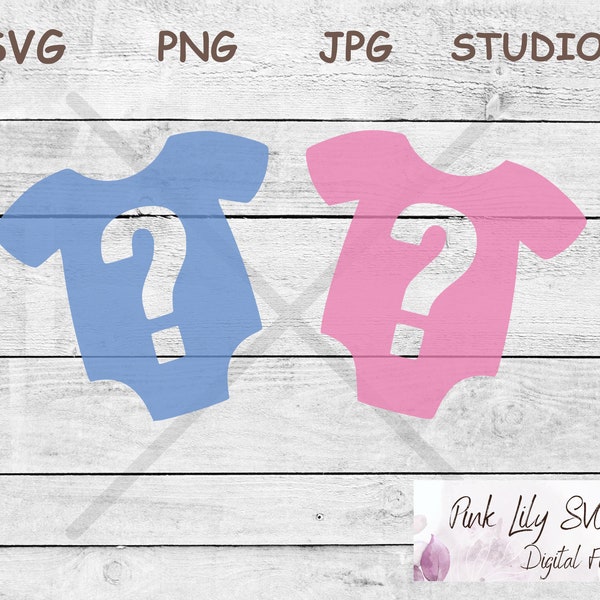 Boy or Girl Onesie SVG PNG, Baby Feet, Baby Shower, gender reveal, Pink or Blue, Boy or Girl, Baby Gift, Baby Registry, Studio Cut File