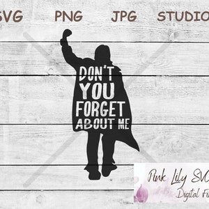 Breakfast Club SVG PNG, Rebel John, John Bender, Brat Pack, Don&#39;t you forget about me, The Breakfast Club, 80&#39;s pop culture, Studio Cut File