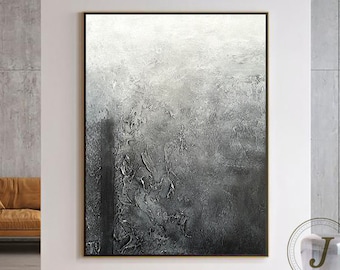 Large Abstract Painting,Modern Abstract Painting,Original Minimalist Art Oil Hand Painting,Office Wall Art,Original Abstract Textured Art