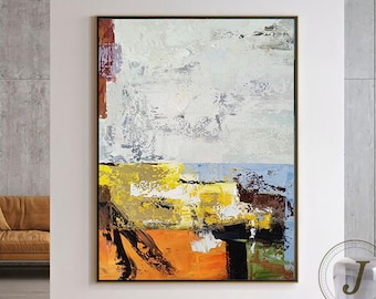 Extra Large Painting Abstract Contemporary Art Modern Oil Painting Original Large Abstract Painting Large Gold Painting Abstract Wall Art