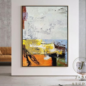 Extra Large Painting Abstract Contemporary Art Modern Oil Painting Original Large Abstract Painting Large Gold Painting Abstract Wall Art