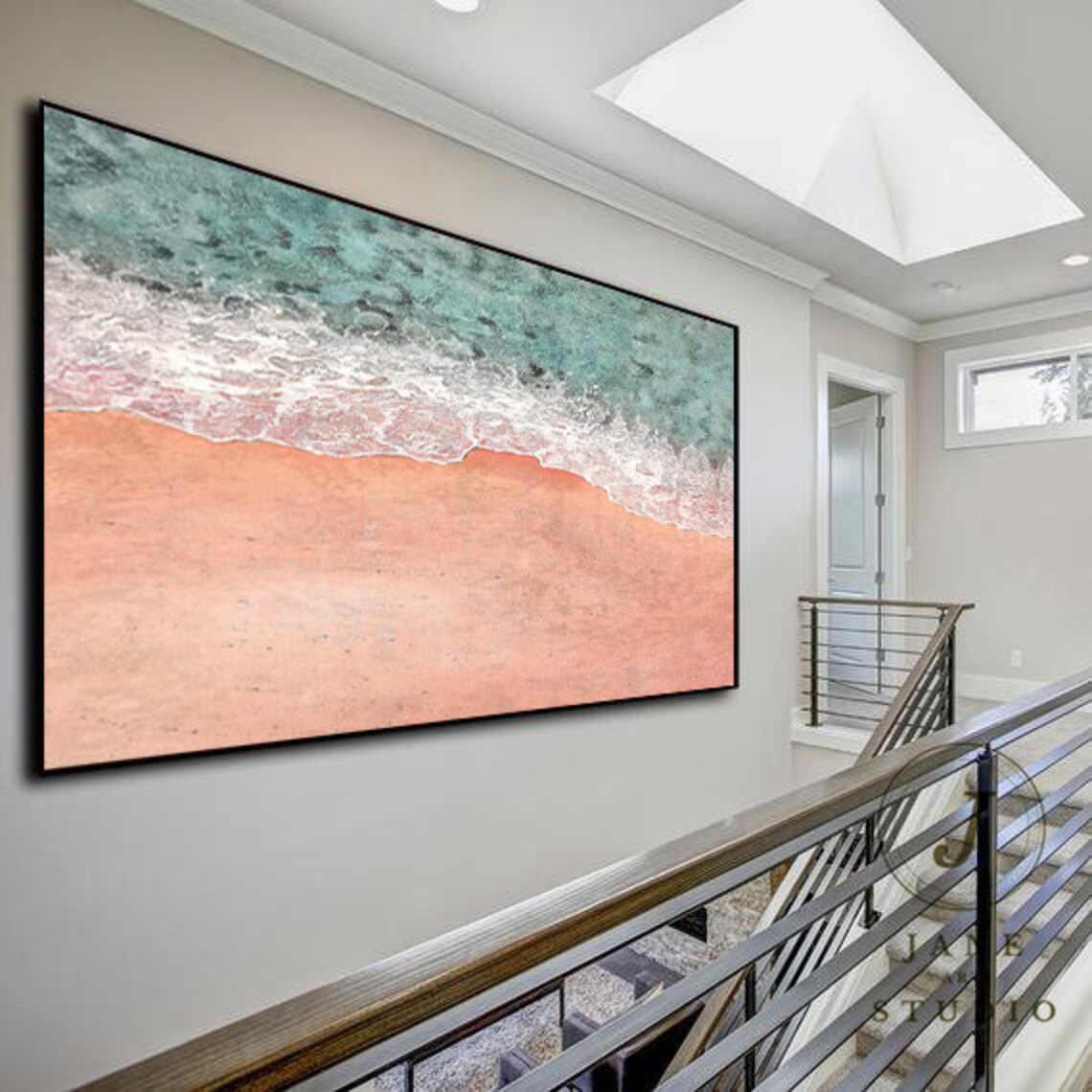 Beach Landscape Art Large Original Landscape Painting Original Etsy