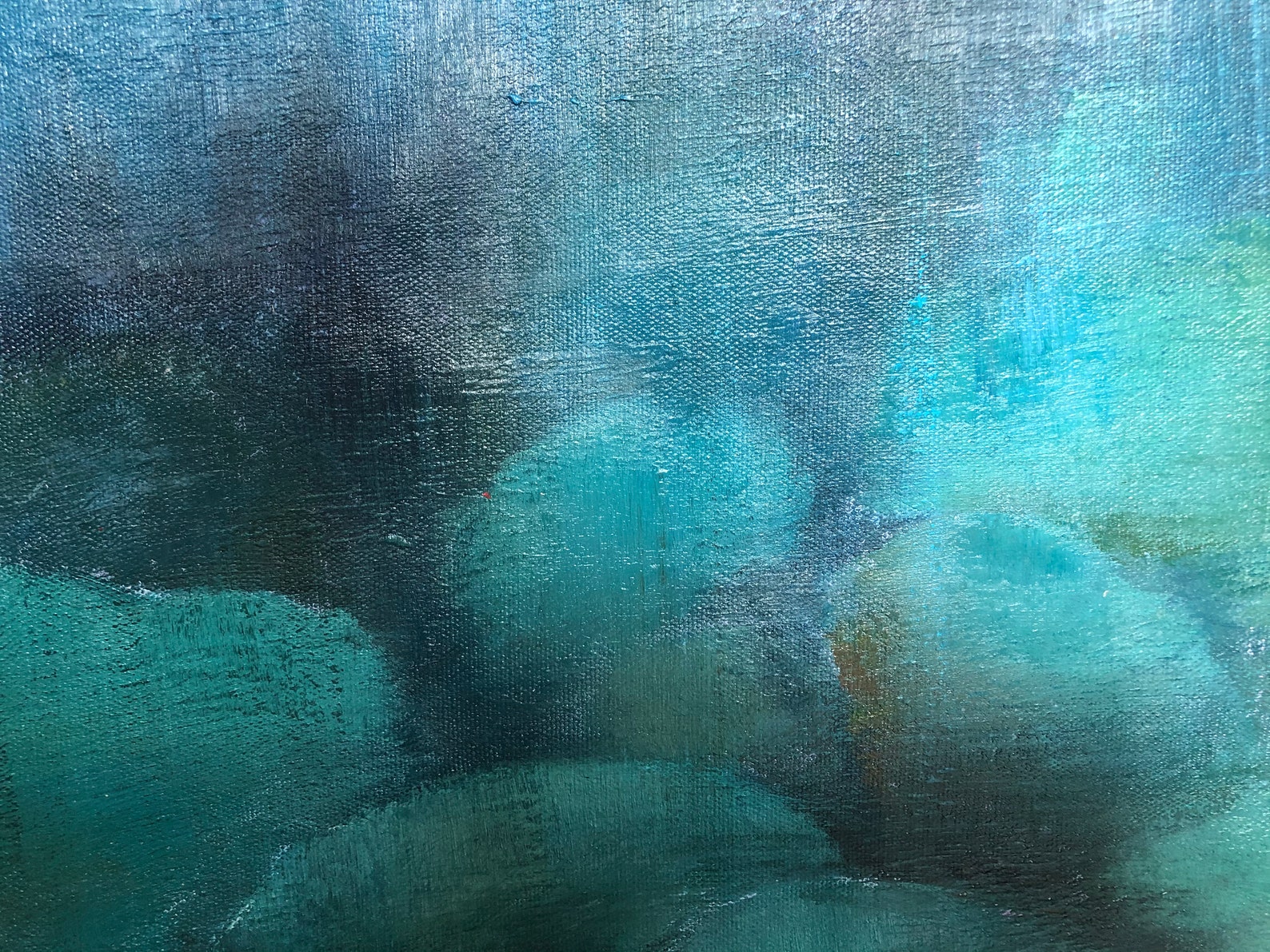 Large Original Sea Abstract PaintingBlue Ocean Landscape Etsy