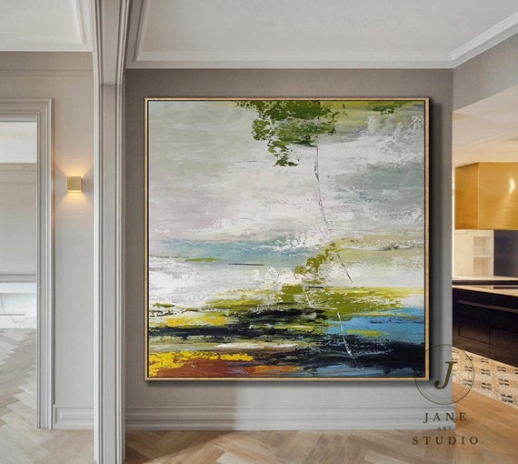 アクリル画　無題　174　風景 アクリル画 無題 174 風景 無題」 キャンバスにアクリル * 絵画 現代