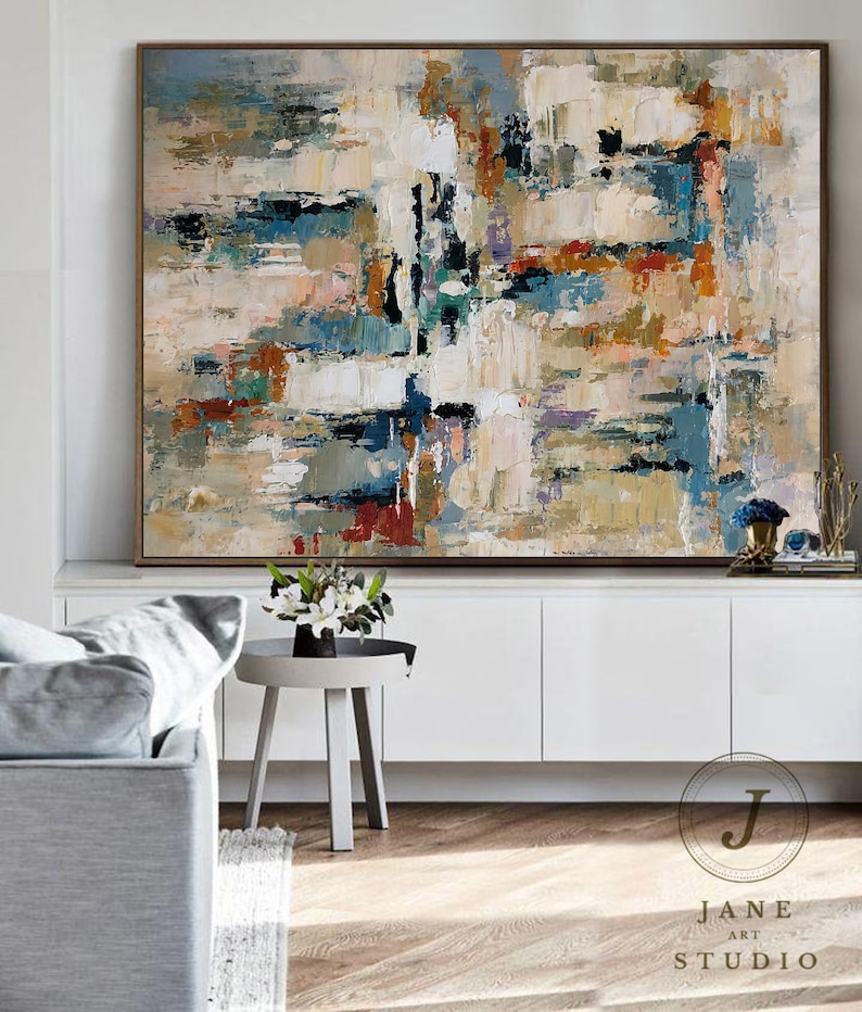 Original Large Abstract Oil Painting on Canvas Acrylic Painting ...