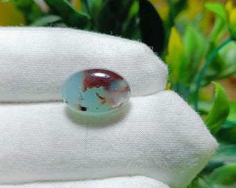 Natural Chrysoprase Cabochon: Aquamarine Green Loose Gemstone