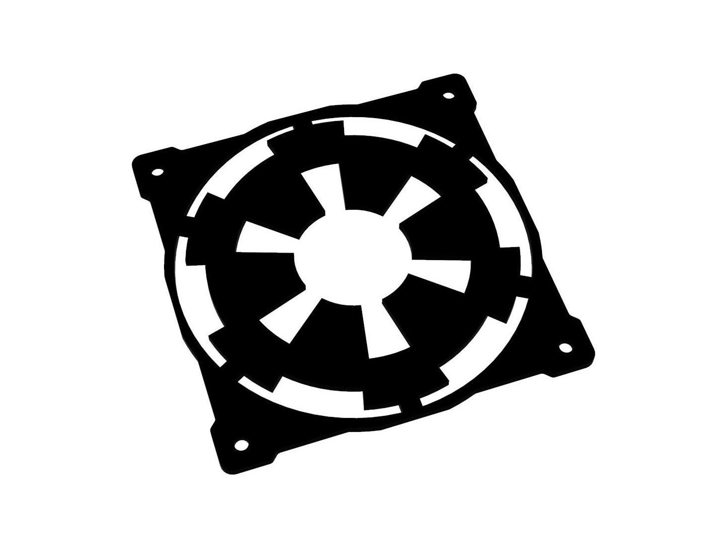 Star wars imperium Fan Grill Cover 80mm 92mm 120mm 140mm 180mm Etsy