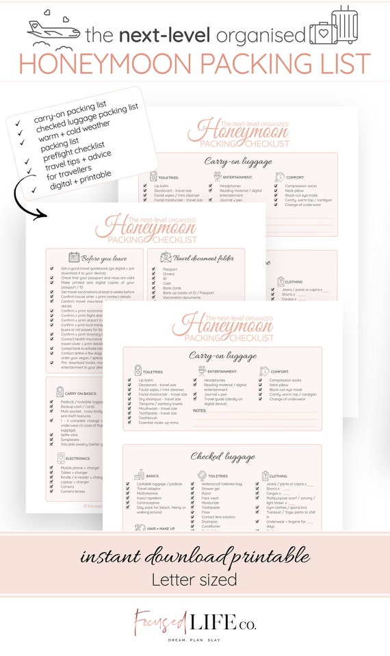 Honeymoon Planner Template from i.etsystatic.com