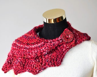 Dragon Fire Cowl - Knitting pattern PDF by Wiam's Crafts