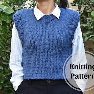 Kiki Vest Knitting Pattern PDF for Sizes XS/S M/L - Etsy