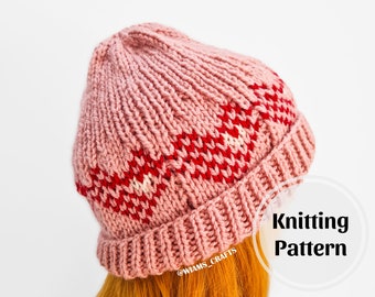 Your Mother And Mine Hat - Knitting Pattern PDF for sizes (S - M - L) by Wiam's Crafts