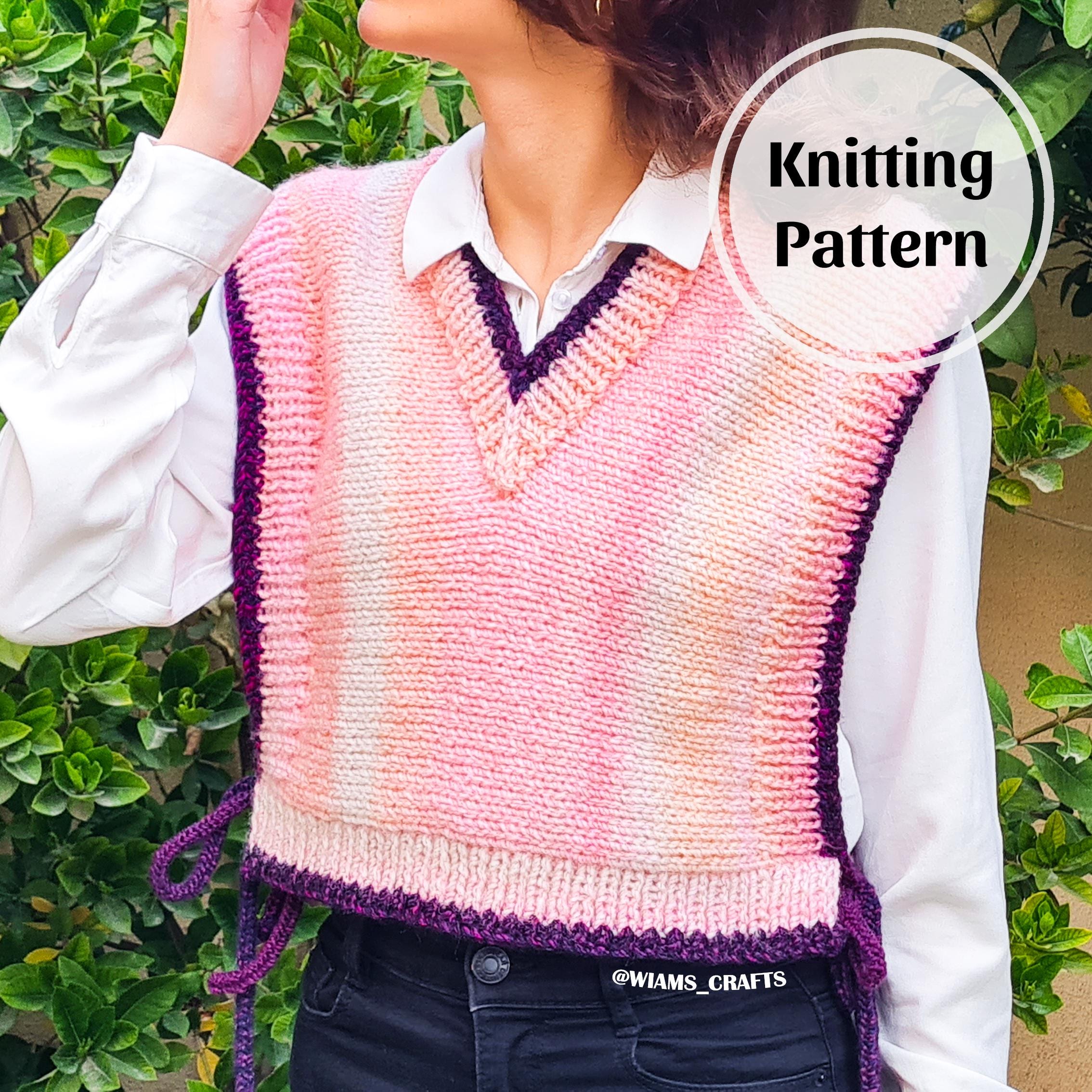 NOMA t.d.ニット Patchwork Hand-knit Vest Knitted Patchwork Vest - Etsy