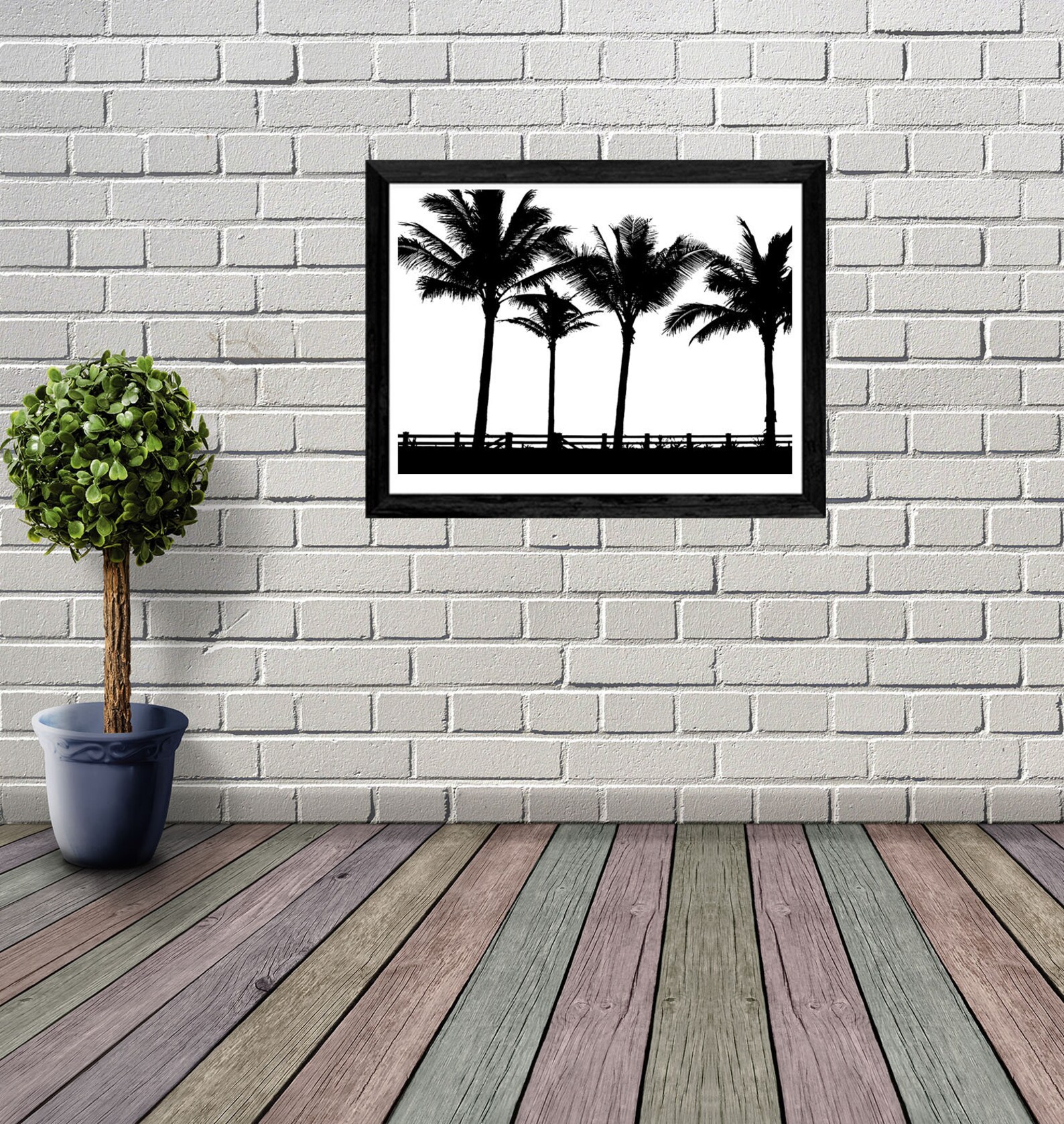 Palm Tree Wall Art Palm Tree Wall Decor Palm Tree Wall Etsy