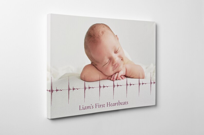 Customized Pregnancy Gift Baby Heartbeat Art Baby Shower Etsy