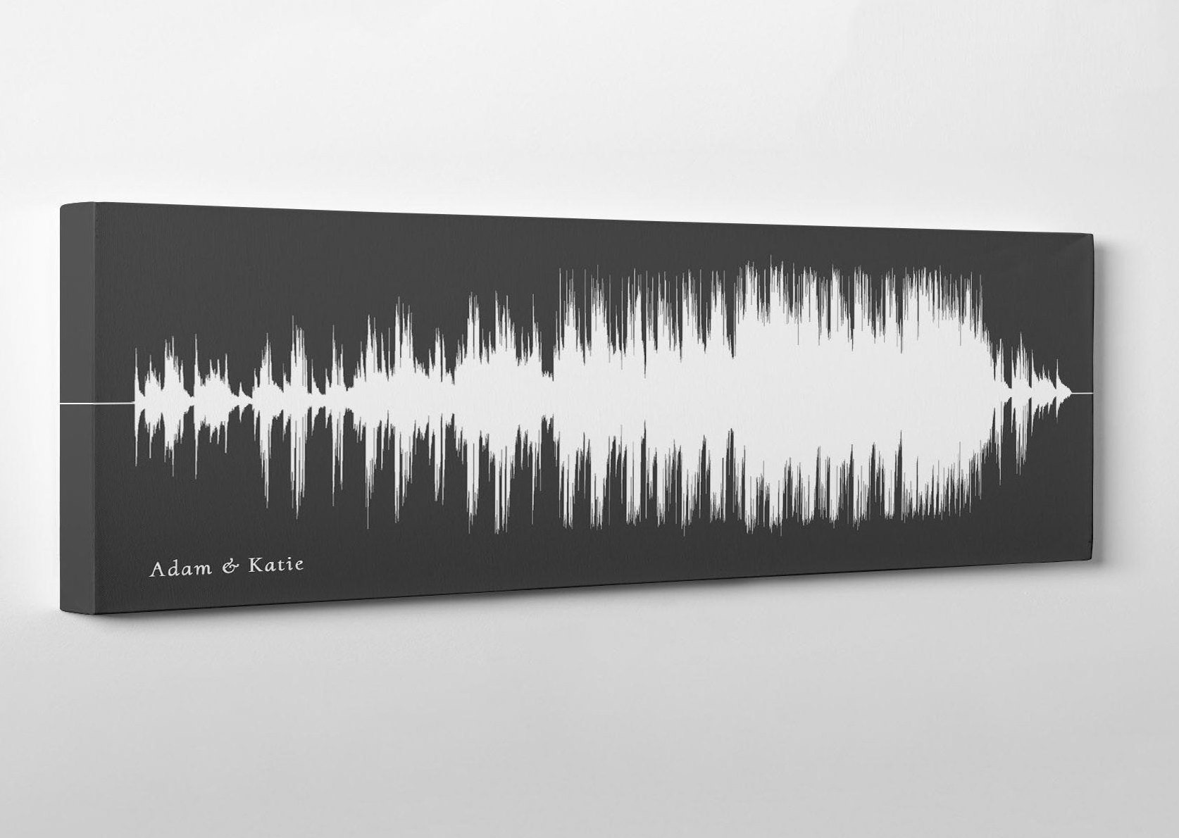 Custom song print song soundwave art personalized musician Etsy