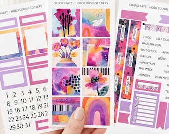 Rainbow Daydreams | A5 Planner / Hobonichi Cousin Weekly Sticker Kit