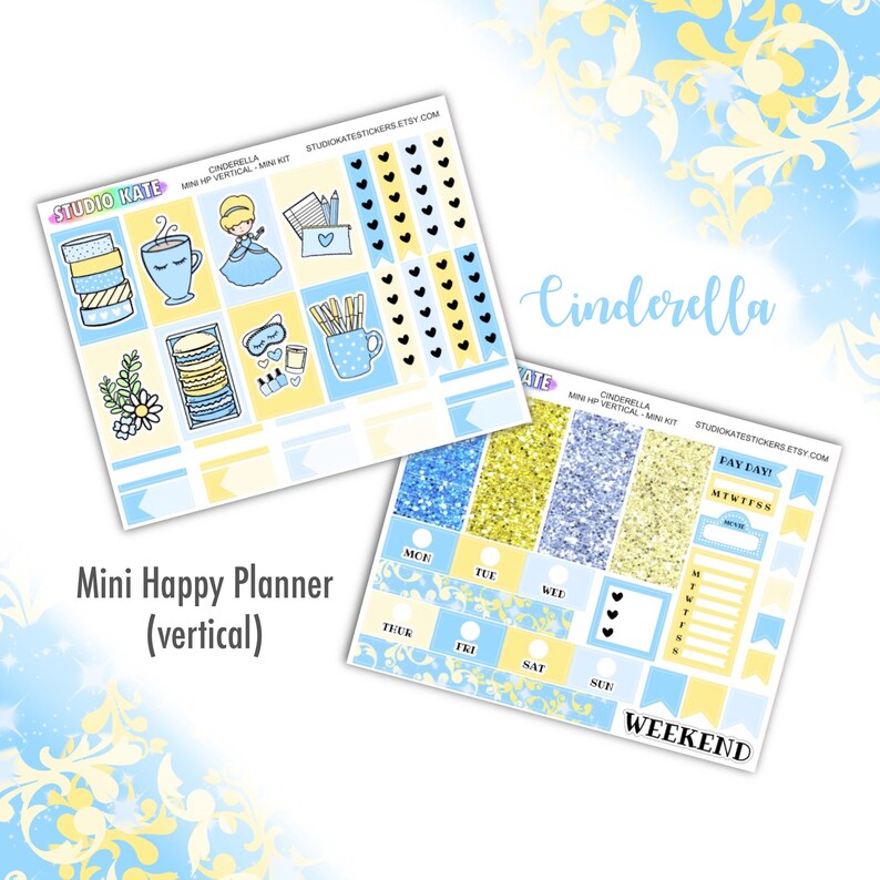Mini Happy Planner Vertical Kits Weekly Planner Stickers For Etsy
