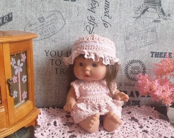 Nines d'Onil 10 inch handmade crochet clothes, Marina Pau 26 cm doll clothes, Pepotes 26 cm, Nines d'onil clothes 10 inch