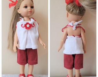 Handmade outfit set for Spanish doll  13 Inch (32 cm), Handmade doll clothes, Clothes for Paola doll