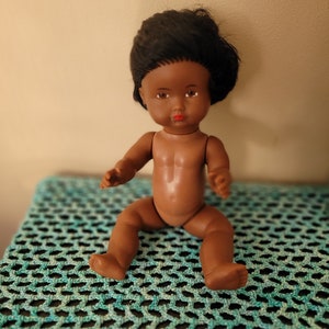 Vintage German Rubber Face Doll - E.S. 26 - 10.2 Inch