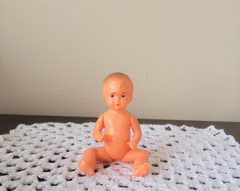 Vintage mini baby doll E.S W Germany, Collectible dolls, Gift idea