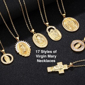 Virgin Mary Necklace Our Lady of 