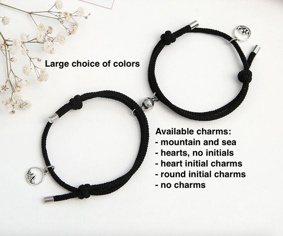 2021 Romance Imán Pareja Pulsera Larga Distancia Black Red 2 2021 Romance Imán Pareja Pulsera Larga Distancia Black Red 2