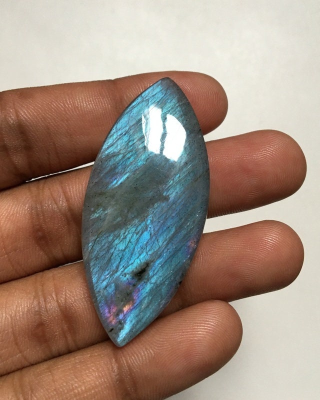 Wire Wrap Jewelry Natural  Labradorite cabochon beautiful blue fire and rare colour Labradorite cabochon loose Gemstone Best For Silver