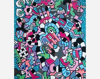 Original Acrylic painting on canvas