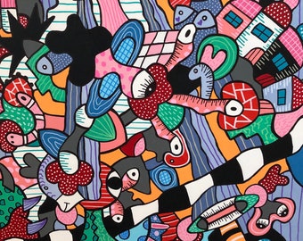 Original Acrylic painting on canvas