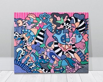 Original Acrylic painting on canvas