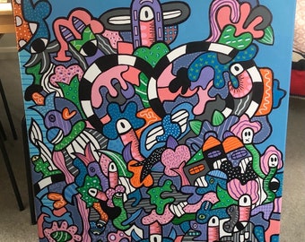 Original Acrylic painting on canvas