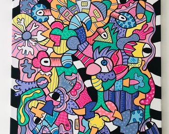 Original Acrylic painting on canvas