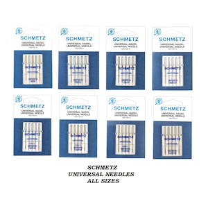 Schmetz Universal sewing machine needles - ALL SIZES